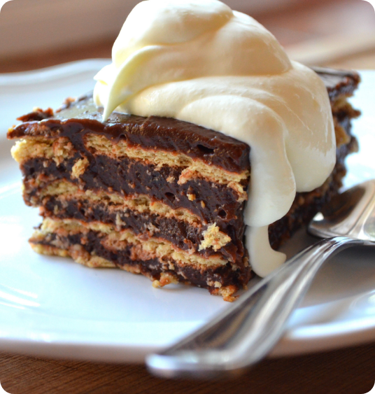 Ribbon Pudding Pie