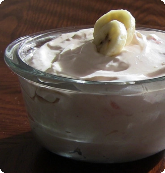Strawberry-Banana Cream Pudding