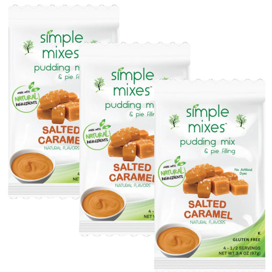 Salted Caramel Pudding Mix - 3 Pack