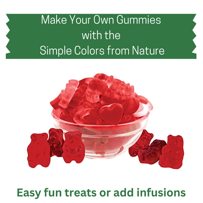 Simple Mixes Natural Dye-Free, Gluten-Free Gummy Mix - Variety - Strawberry, Raspberry, Orange, Lime & Cherry, 5 Pack
